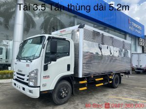 NPR400 tải 3,49 tấn thùng kín dài 5,2m